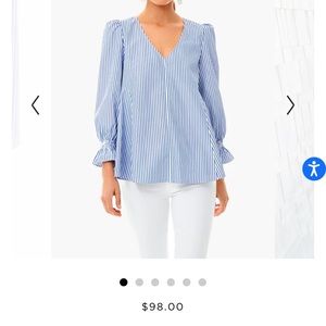 TUCKERNUCK STRIPE EASTON BLOUSE